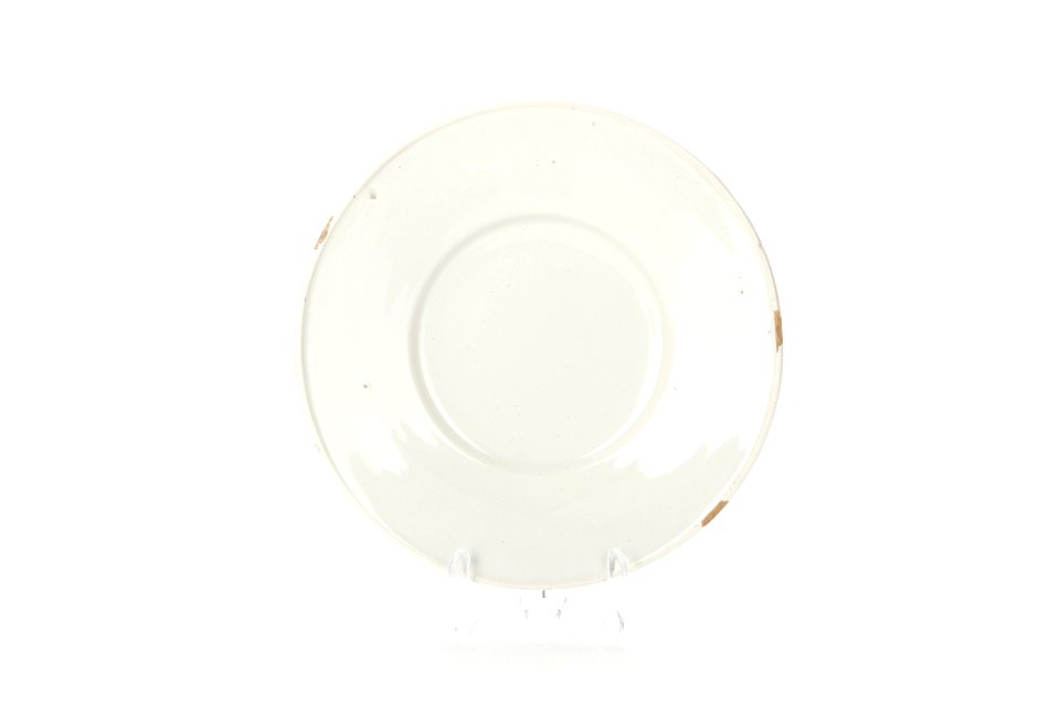 Flat tallrik av vitglaserad fajans från 1600-talet - Skoklosters slott - 93583