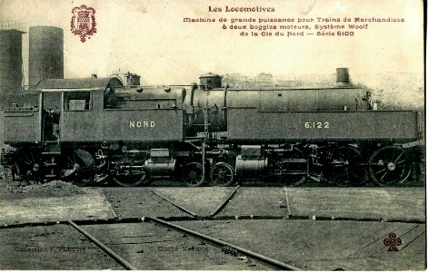 FLEURY - CCCC - LES LOCOMOTIVES - MAchine de grande puissance pour traons de marchandises ... série 6100