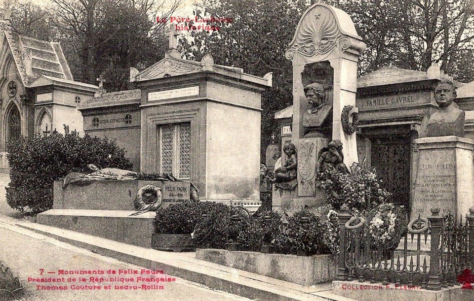 Fleury - Le Père Lachaise historique - 007 - Faure, Couture & Rollin