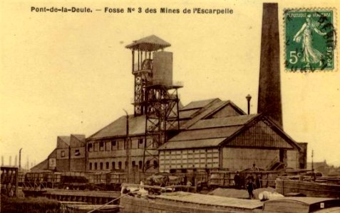 Flers-en-Escrebieux - Fosse n° 3 des mines de l'Escarpelle (B)