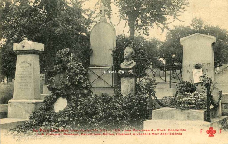 Fleury - Le Père Lachaise historique - 105 - Parti Socialistes