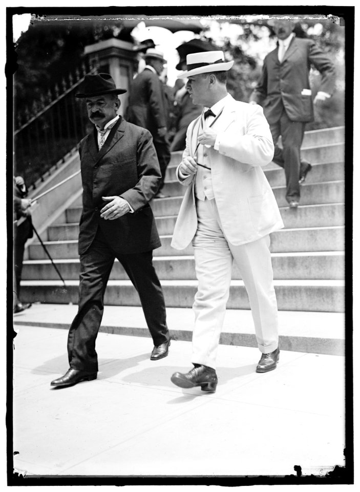 FLETCHER, FRANK FRIDAY. ADMIRAL OF UNITED STATES NAVY. WITH SECRETARY DANIELS LCCN2016865684