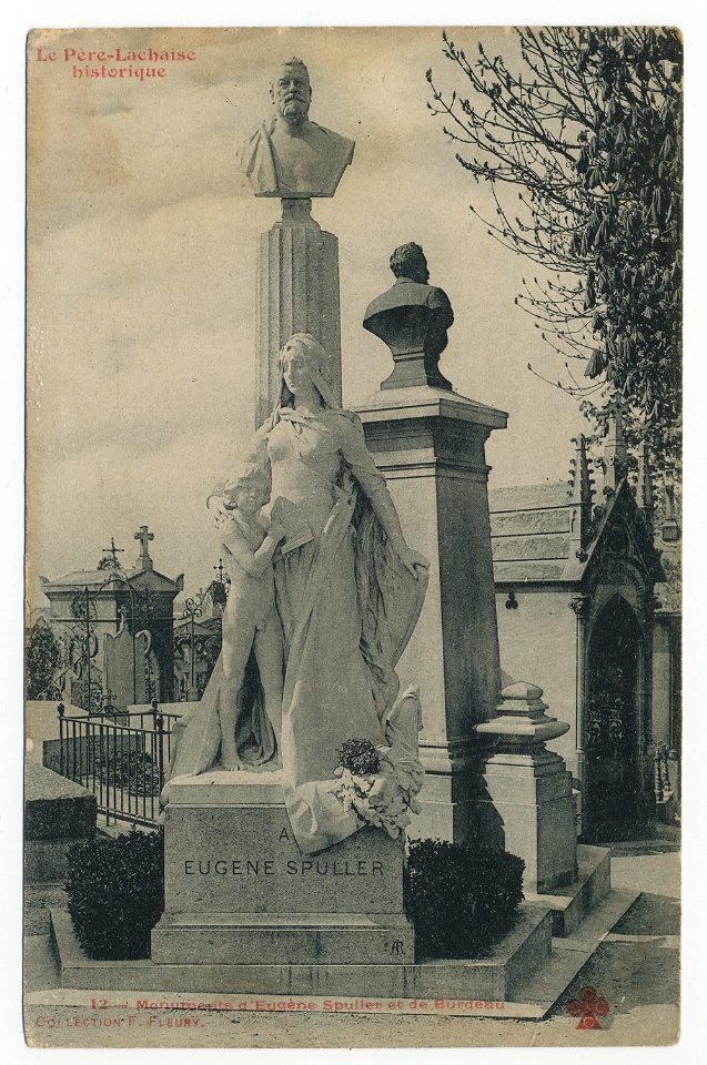 Fleury - Le Père Lachaise historique - 012 - Spuller & Burdeau
