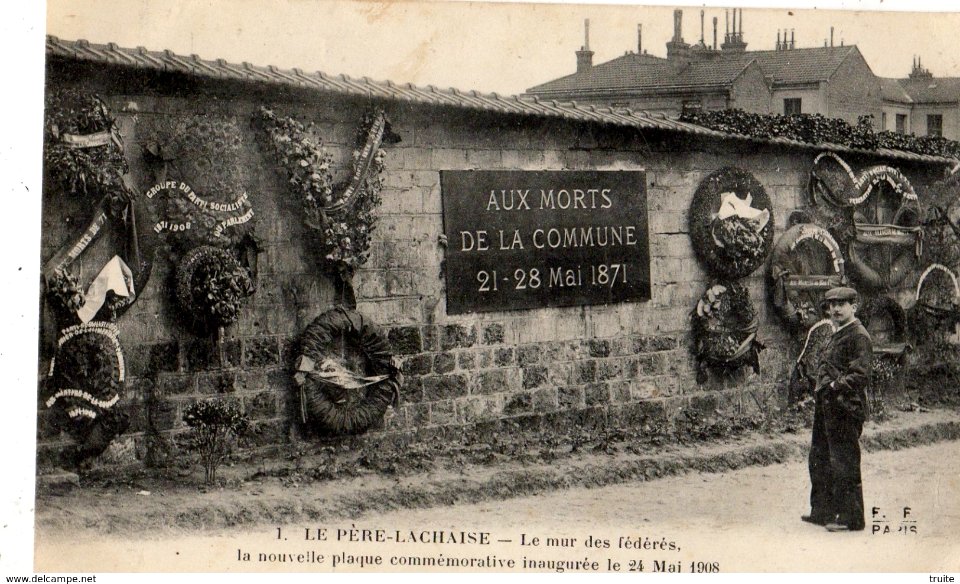 Fleury - Le Père Lachaise historique - 001 bis - Mur des Fédérés