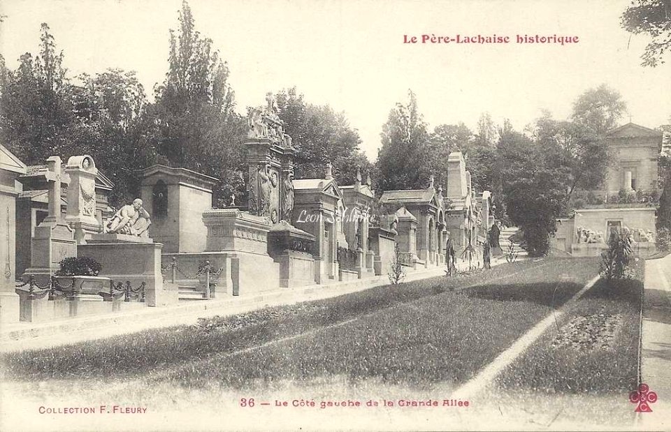 Fleury - Le Père Lachaise historique - 036 - avenue principale