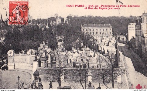 Fleury - Tout Paris - 544 bis - Panorama du Père-Lachaise et de la rue du Repo