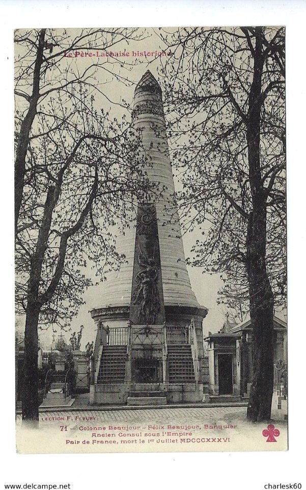 Fleury - Le Père Lachaise historique - 071 - Beaujour
