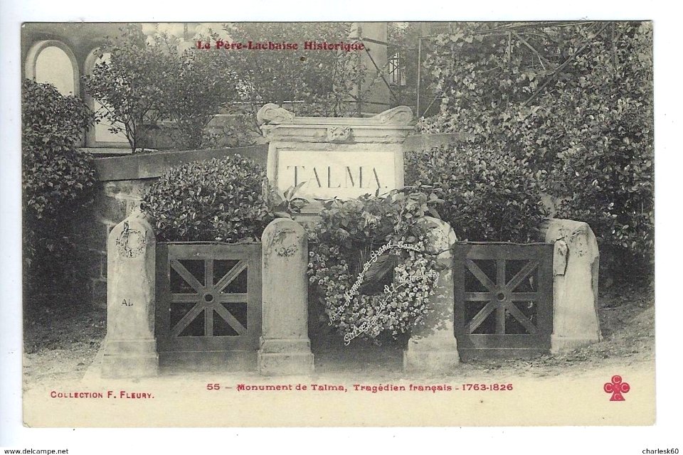 Fleury - Le Père Lachaise historique - 055 - Talma (bis)