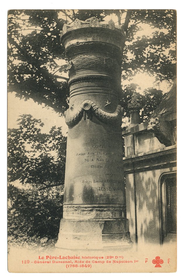 Fleury - Le Père Lachaise historique - 129 - Durosnel