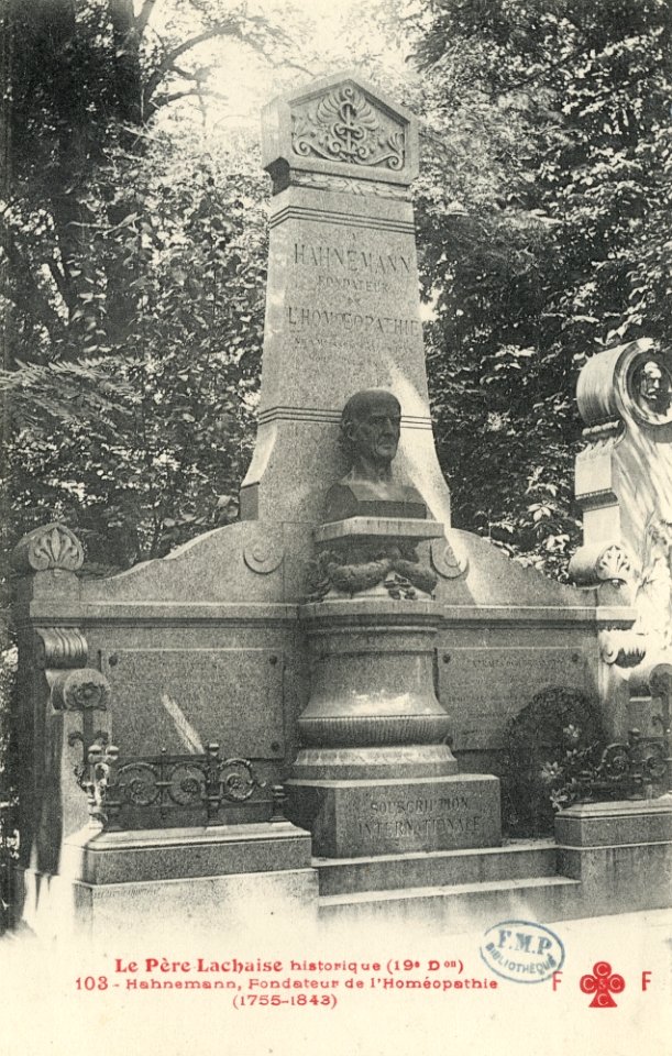 Fleury - Le Père Lachaise historique - 103 - Hahnemann
