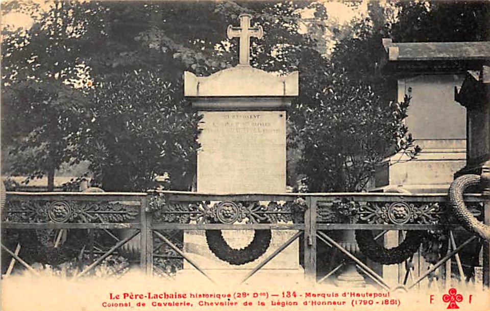 Fleury - Le Père Lachaise historique - 134 - Haupoul