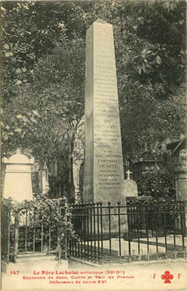 Fleury - Le Père Lachaise historique - 147 - Sèze