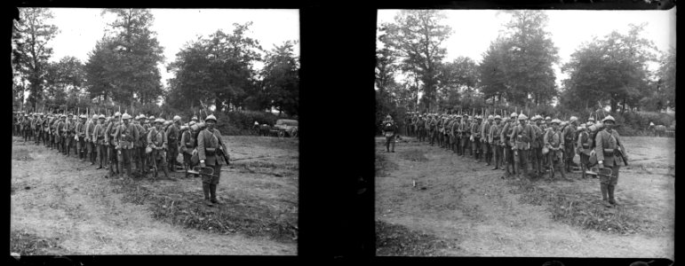 Fleury sur Aire. 12e et 13e d'Indochinois - Fonds Berthelé - 49Fi688