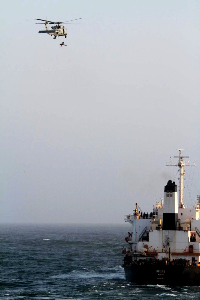 Flickr - Official U.S. Navy Imagery - A helicopter conducts a medical evacuation.