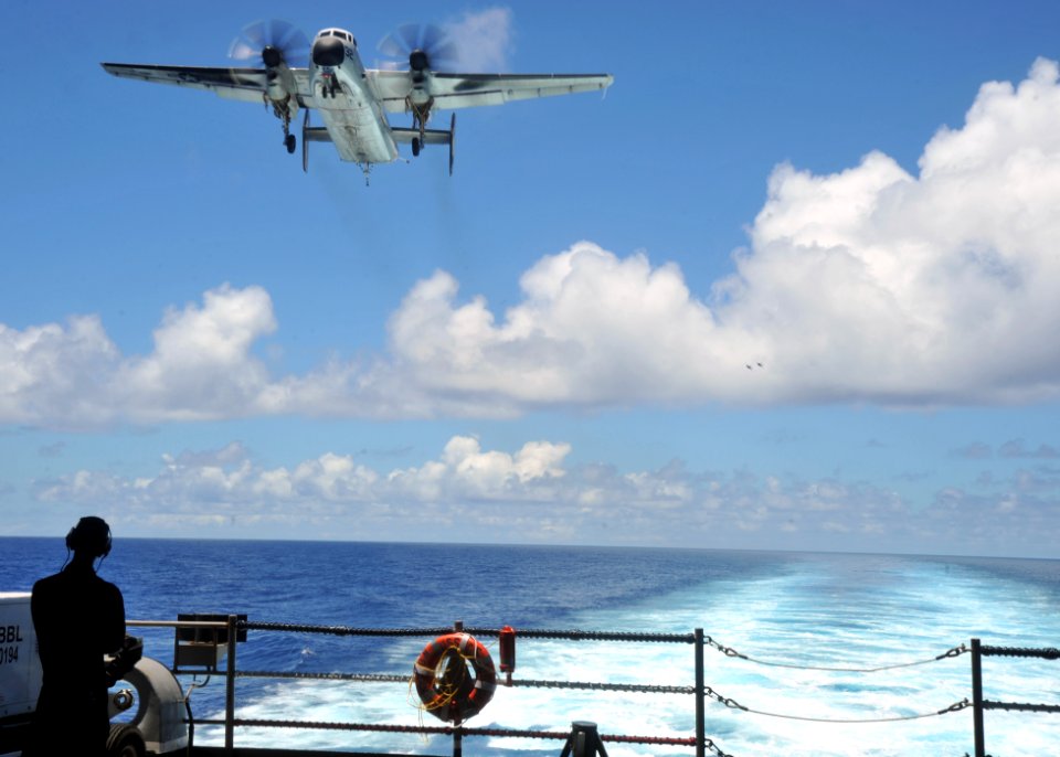 Flickr - Official U.S. Navy Imagery - A C-2A Greyhound approaches the flight deck. (1)