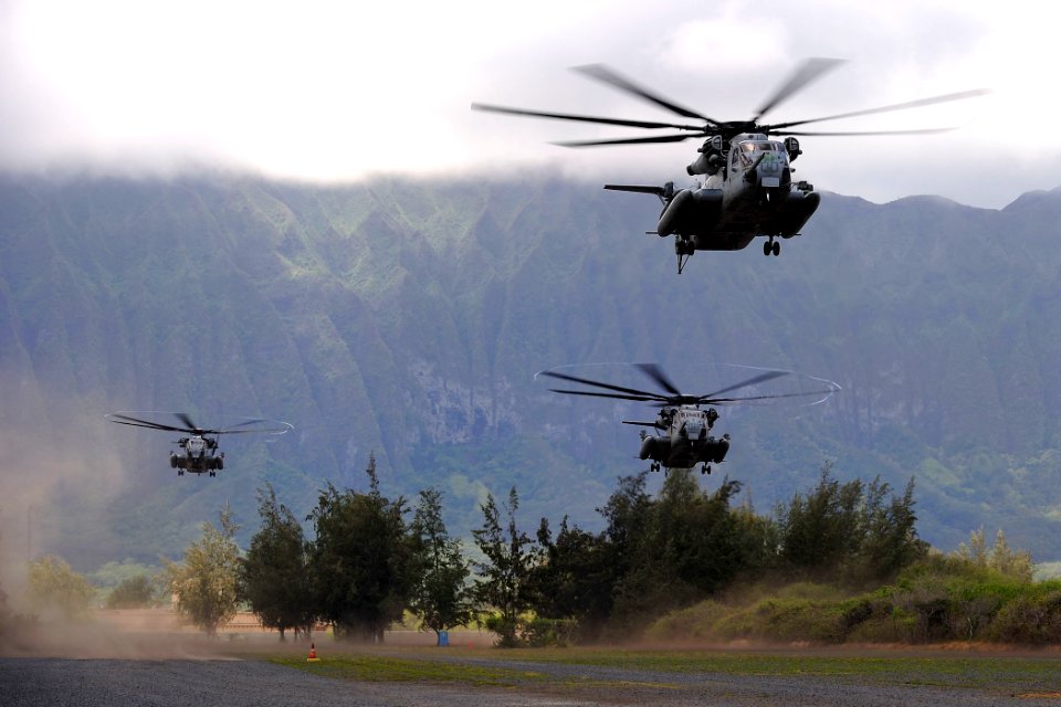 Flickr - Official U.S. Navy Imagery - A helicopters approach for a landing.