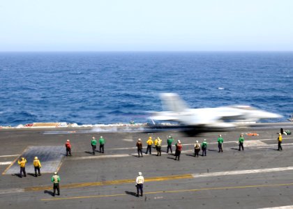 Flickr - Official U.S. Navy Imagery - A jet launches from the flight deck. (5)