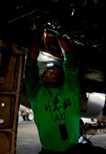 Flickr - Official U.S. Navy Imagery - A Sailor performs maintenance.