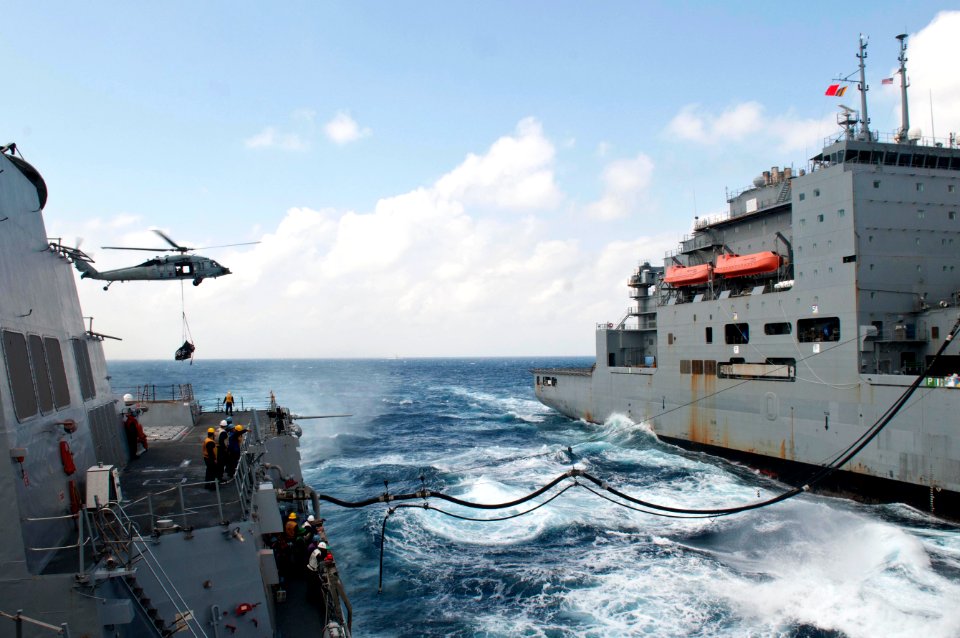 Flickr - Official U.S. Navy Imagery - A replenishment at sea