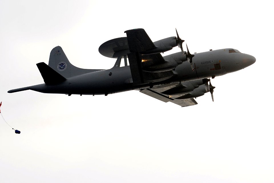 Flickr - Official U.S. Navy Imagery - A P-3 Orion air drops a sealed capsule.