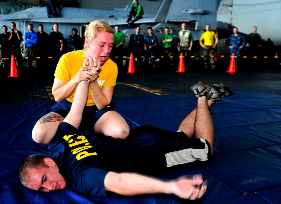 Flickr - Official U.S. Navy Imagery - A Sailor conducts training.