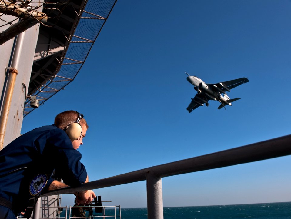 Flickr - Official U.S. Navy Imagery - A Sailor stands watch. (2)