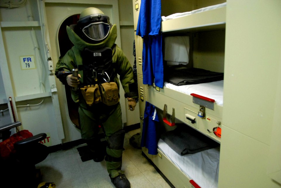Flickr - Official U.S. Navy Imagery - A Sailor leads force protection security drill.