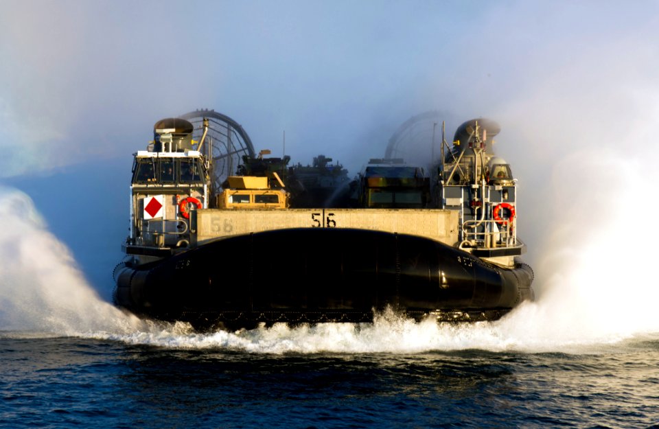 Flickr - Official U.S. Navy Imagery - An LCAC maneuvers in the Pacific Ocean.