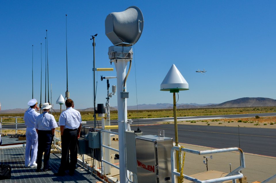 Flickr - Official U.S. Navy Imagery - Adm. Jonathan Greenert observes a fly-by demonstration.