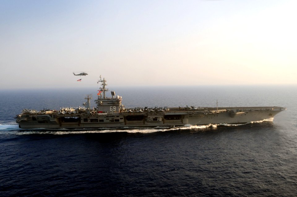 Flickr - Official U.S. Navy Imagery - Dwight D. Eisenhower is underway.