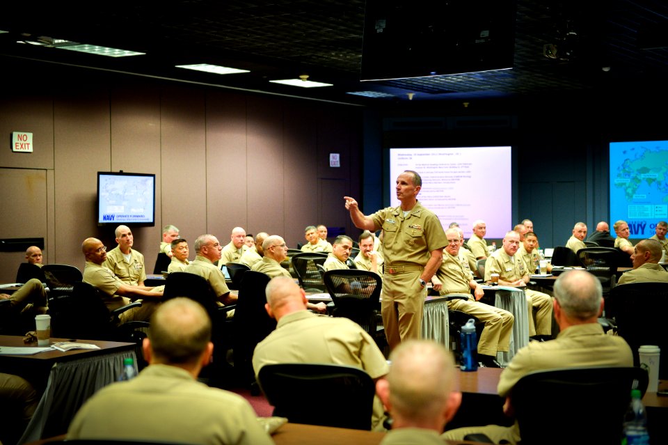 Flickr - Official U.S. Navy Imagery - Adm. Jonathan Greenert delivers remarks at the MCPON Leadership Mess Symposium.