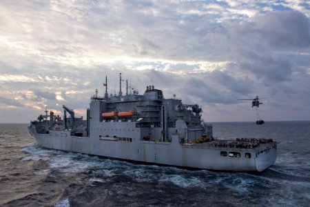 Flickr - Official U.S. Navy Imagery - An MH-60S carries supplies from USNS Amelia Earhart