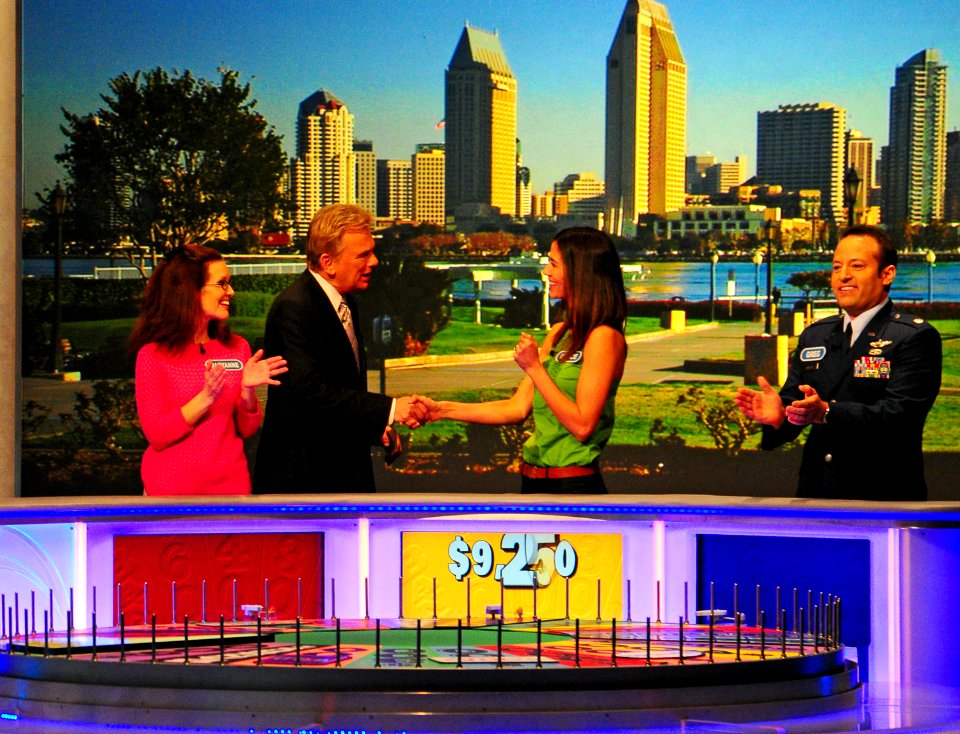 Flickr - Official U.S. Navy Imagery - Military spouse contestants play Wheel of Fortune. (1)
