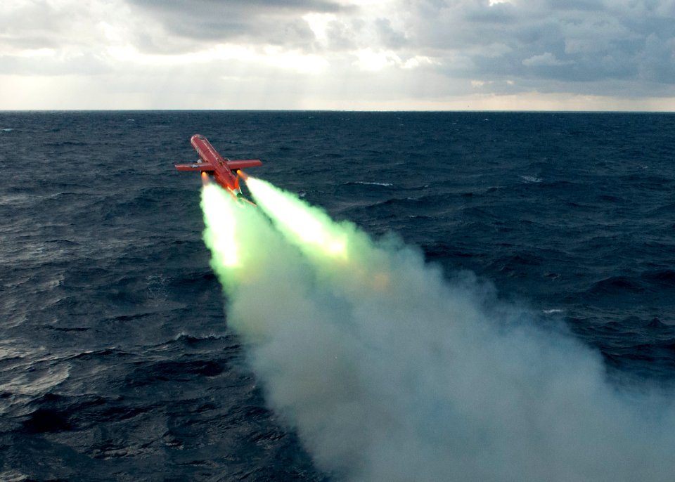 Flickr - Official U.S. Navy Imagery - Drone launches at sea.
