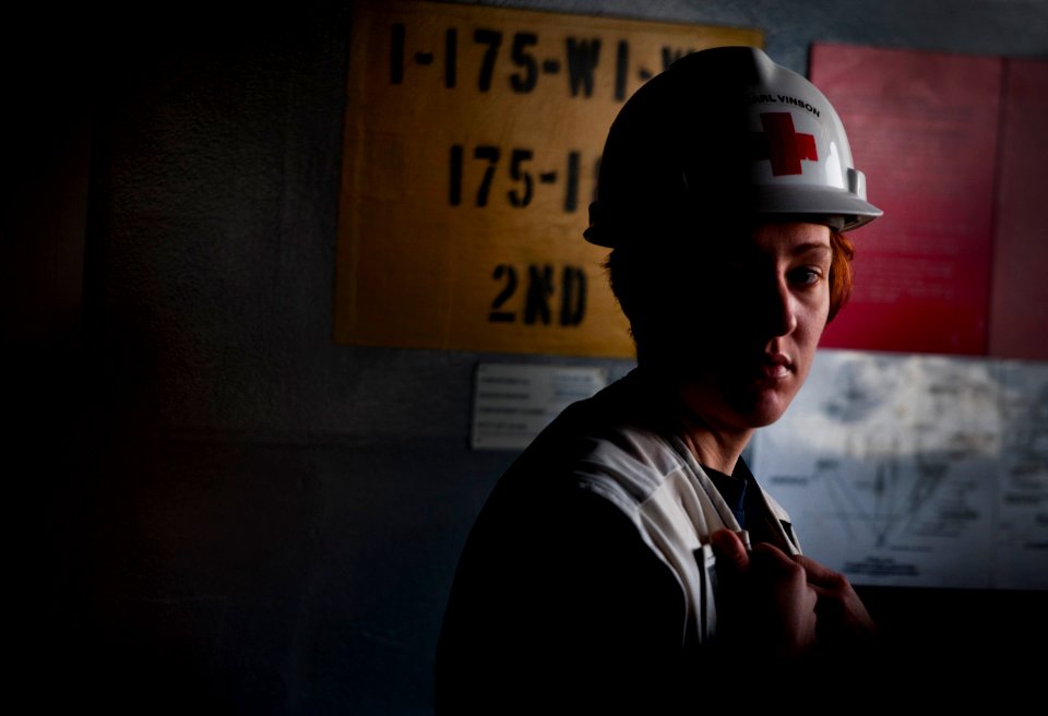 Flickr - Official U.S. Navy Imagery - Corpsman observes refueling operation to ensure safety procedures are followed.