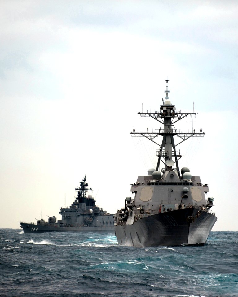 Flickr - Official U.S. Navy Imagery - Japanese ship joins US destroyers in the Pacific.