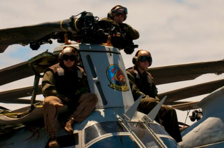 Flickr - Official U.S. Navy Imagery - Marines view an air power demonstration.