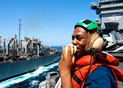 Flickr - Official U.S. Navy Imagery - Sailor maintains communications.