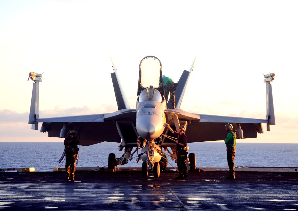 Flickr - Official U.S. Navy Imagery - Sailor perform maintenance.