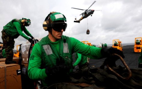 Flickr - Official U.S. Navy Imagery - Sailors conduct a replenishment aboard USS John C. Stennis.