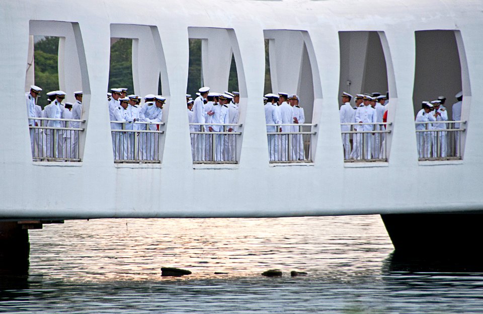 Flickr - Official U.S. Navy Imagery - Sailors assigned to the Japan Maritime Self-Defense Force training squadron visit the USS Arizona Memorial