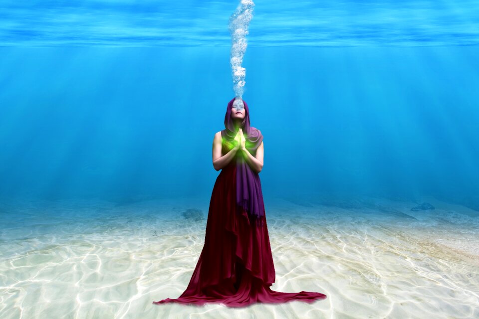 Relax bubbles water