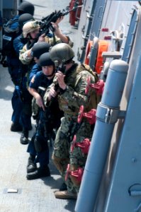 Flickr - Official U.S. Navy Imagery - Sailors conduct VBSS training. (2) photo