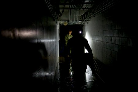 Flickr - Official U.S. Navy Imagery - Sailors prepare to dewater the lower levels of the World Trade Center. (5)