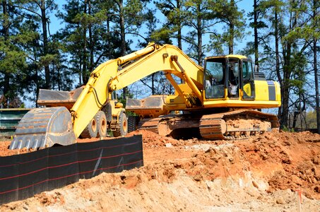 Power shovel heavy backhoe photo