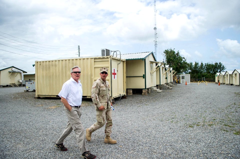 Flickr - Official U.S. Navy Imagery - SECNAV tours Navy base in Kenya.