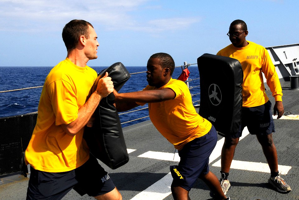 Flickr - Official U.S. Navy Imagery - Sailors train during a requalification.
