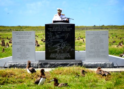 Flickr - Official U.S. Navy Imagery - The commander of the U.S. Pacific Fleet, speaks to more than 100 people, including American World War II veterans, during a ceremony commemorating the 70th anniversary of the Battle of Midway.