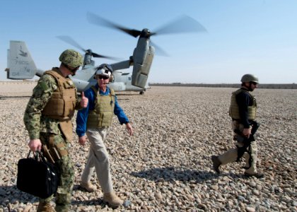 Flickr - Official U.S. Navy Imagery - SECNAV arrives in Afghanistan.