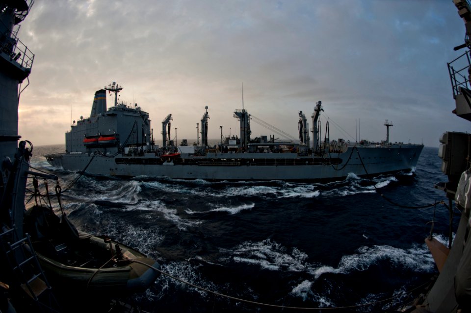 Flickr - Official U.S. Navy Imagery - USNS Walter S. Diehl is alongside USS Cowpens.